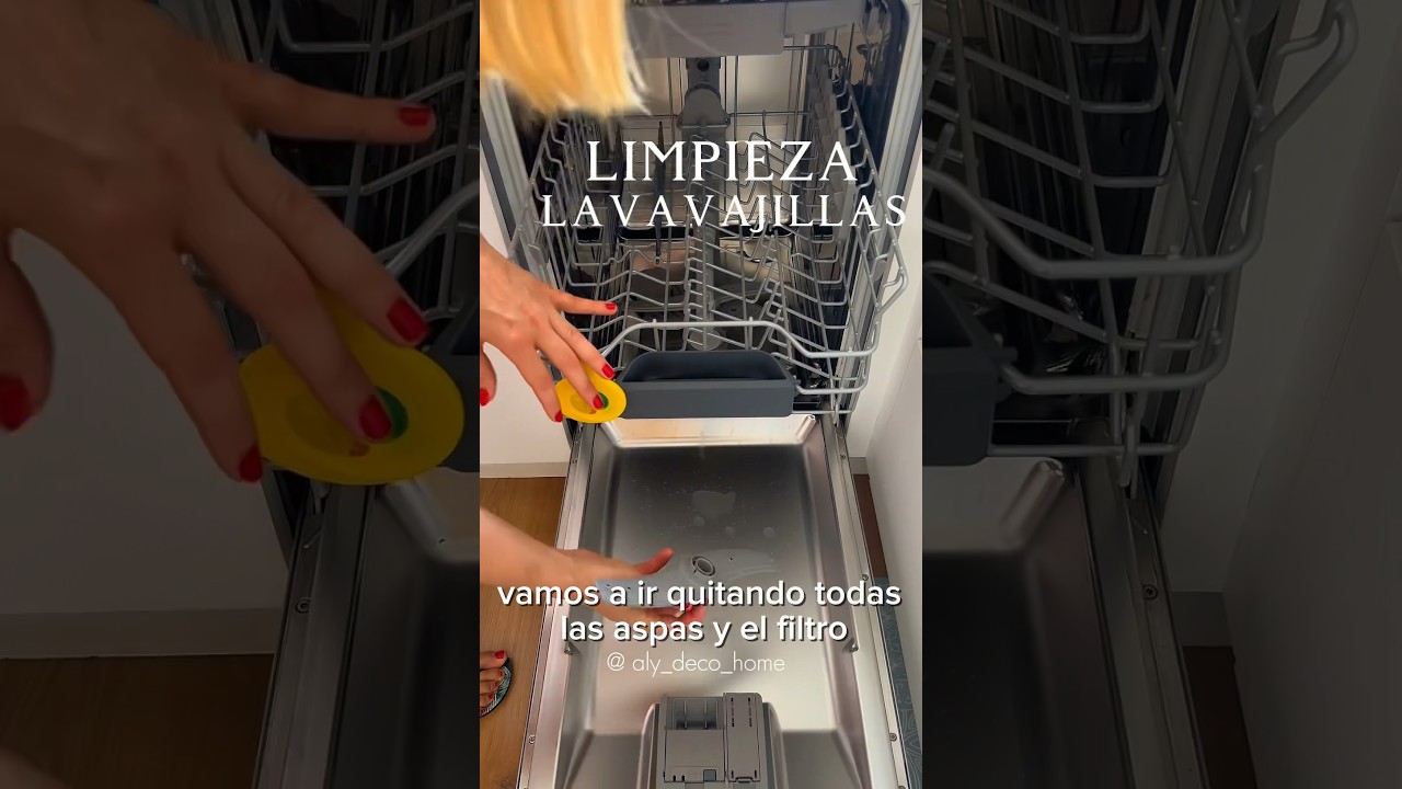 Truco casero para desengrasar el interior del lavavajillas